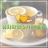 유자차의 5가지 효능 쌀쌀할 때 최고인 이유
